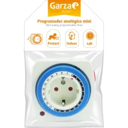 TEMPORIZADOR ANALOGICO MINI GARZA PROGRAMACION 24H 3680W GARZA 400603G