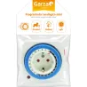 TEMPORIZADOR ANALOGICO MINI GARZA PROGRAMACION 24H 3680W GARZA 400603G