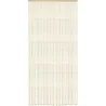 CORTINA PARA PUERTA ALGODON/POLIESTER CUERDA TRENZADA 90 X 200 CM - CRUDO 5530003