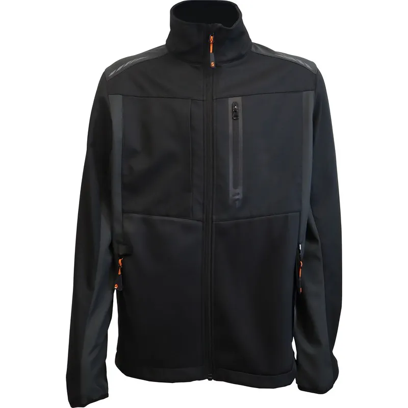 CHAQUETA SOFTSHELL CON FORRO MICROPOLAR WIND PRO TALLA 3XL JUBA TP80K/3XL