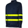 CAMISA IGNIFUGA/ANTIESTATICA MULTINORMA AV AZUL MARINO TALLA 41-42 MARCA 988CAIAVAM