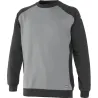 SUDADERA CUELLO REDONDO LAGORAI GRIS-NEGRO TALLA L ISSALINE 04826