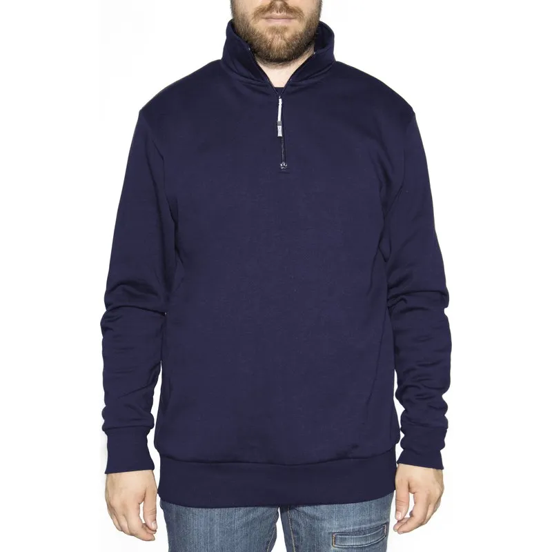 SUDADERA MEDIA CREMALLERA VERENA NEW AZUL TALLA M ISSALINE 04820N