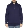 SUDADERA MEDIA CREMALLERA VERENA NEW AZUL TALLA 2XL ISSALINE 04820N