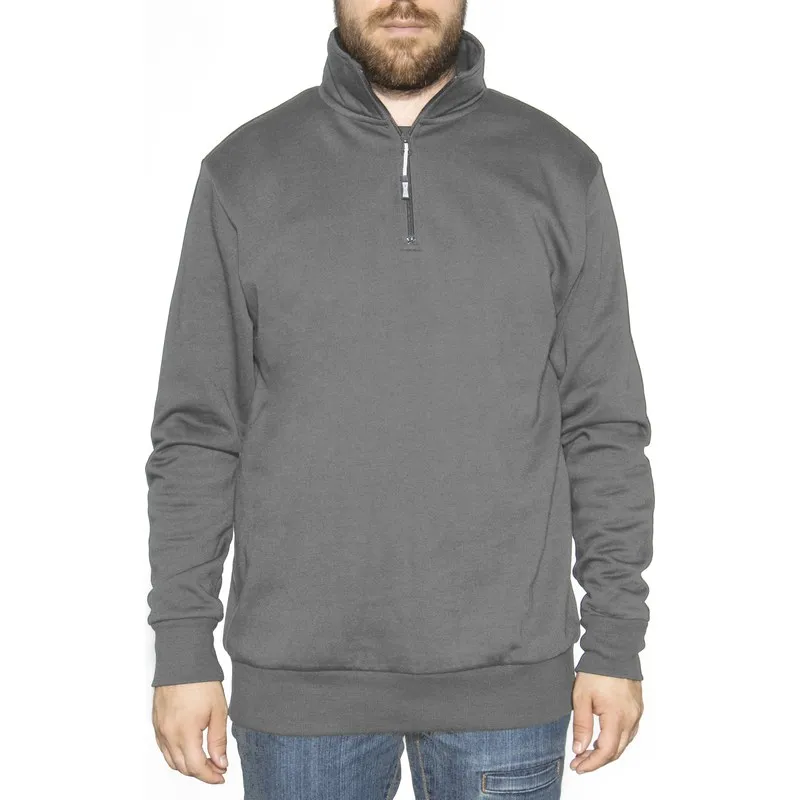 SUDADERA MEDIA CREMALLERA VERENA NEW GRIS TALLA XL ISSALINE 04820N