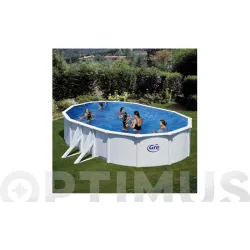 PISCINA OVLADA ACERO FILTRO...