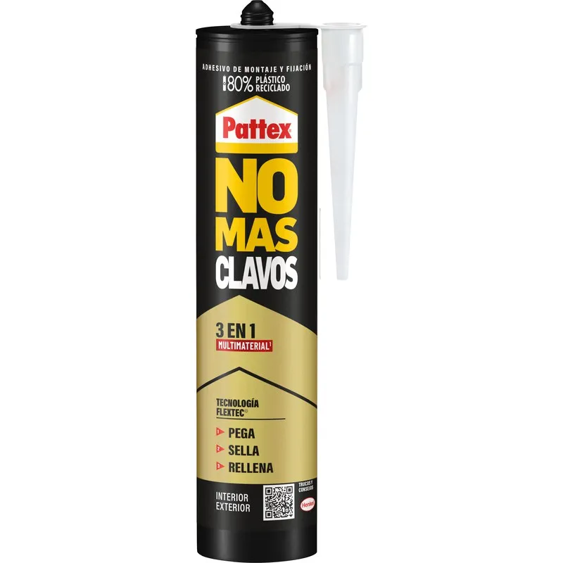 ADHESIVO MONTAJE NO MAS CLAVOS 3 EN 1 389 GR PATTEX 3057905