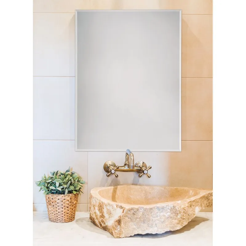 ESPEJO DE BAÑO BISELADO MURAL 100 X 80 CM H2O 23041885