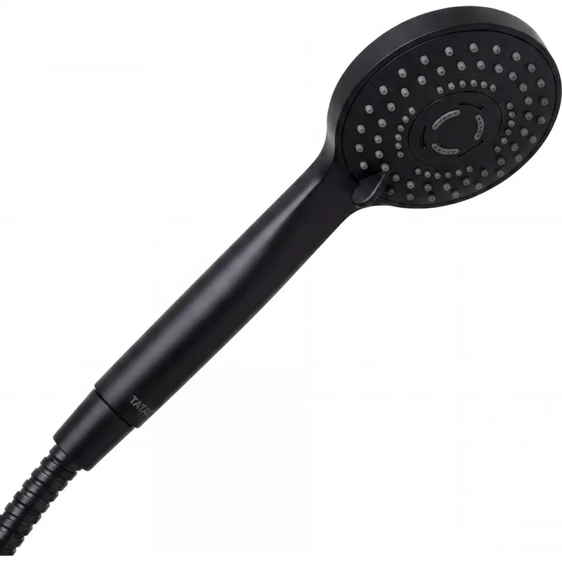 MANGO DE DUCHA BOMBAY BLACK 3 JETS diametro 10CM TATAY 3311327