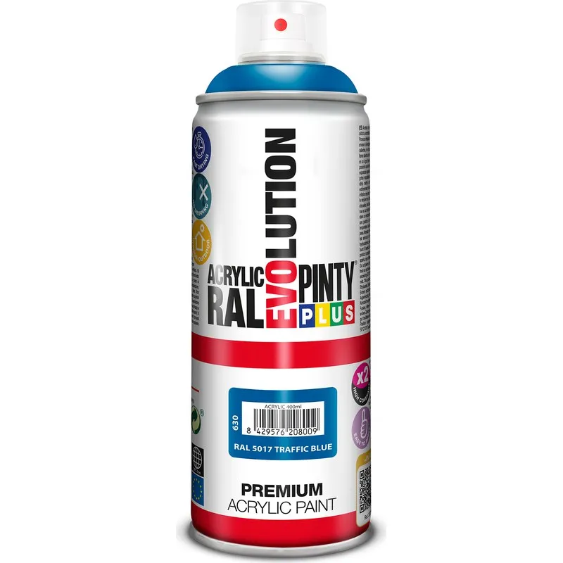 PINTURA SPRAY ACRILICA EVOLUTION 520 CC RAL 5017 AZUL 900630