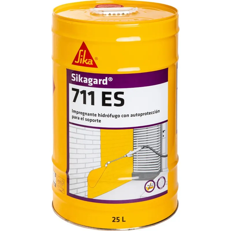 IMPERMEABILIZANTE FACHADAS SIKAGARD 711 25 L TRANSPARENTE SIKA 916831