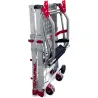 ESCALERA PLEGABLE CON PLATAFORMA 3 PELDAÑOS FARAONE PLS-C3