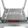 ESCALERA PLEGABLE CON PLATAFORMA 3 PELDAÑOS FARAONE PLS-C3