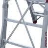 ESCALERA PLEGABLE CON PLATAFORMA 3 PELDAÑOS FARAONE PLS-C3