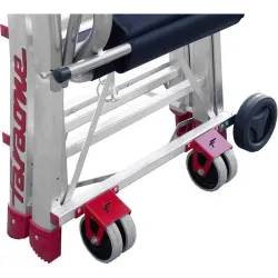 ESCALERA PLEGABLE CON PLATAFORMA 5 PELDAÑOS FARAONE PLS-C5