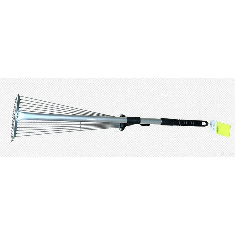 ESCOBA RECOGEHOJAS PLEGABLE MANGO ALUMINIO 54X154CM NATUUR GR2101
