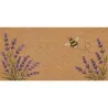 FELPUDO COCO NATURAL LAVANDA BEE 40X70CM DINTEX 50139