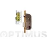 CERRADURA EMBUTIR SERIE 1600 1601 LATONADA 45 MCM 1601-3-45
