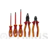 DESTORNILLADORES 3 + 2 ALICATES AISLADOS 1000 V 5 PZS EN MALETIN IRONSIDE 120526