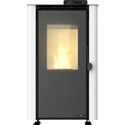 ESTUFA DE PELLET BLANCA PRIME 7 KW PA3053P039