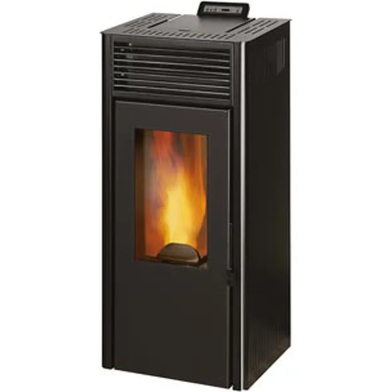 ESTUFA DE PELLET INVICTA NOLA NEGRA 10 KW ACERO Y FUNDICION, INVICTA P641814