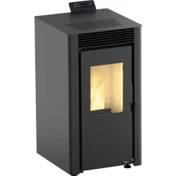 ESTUFA DE PELLET NEGRA LUX...