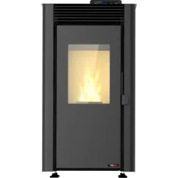 ESTUFA DE PELLET NEGRA LUX 9 KW PA3053P042
