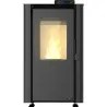 ESTUFA DE PELLET NEGRA PRIME 7 KW PA3053P040