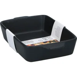 BANDEJA HORNO CERAMICA BLANCA/NEGRA 28X18CM SURTIDA ALPINA 871125258616
