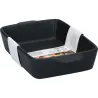 BANDEJA HORNO CERAMICA BLANCA/NEGRA 28X18CM SURTIDA ALPINA 871125258616