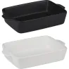 BANDEJA HORNO CERAMICA BLANCA/NEGRA 28X18CM SURTIDA ALPINA 871125258616