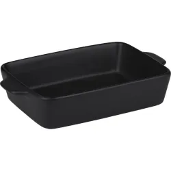 BANDEJA HORNO CERAMICA BLANCA/NEGRA 28X18CM SURTIDA ALPINA 871125258616