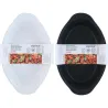BANDEJA HORNO CERAMICA OVAL BLANCA/NEGRA 20X12CM SURTIDA ALPINA 871125258619