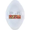 BANDEJA HORNO CERAMICA OVAL BLANCA/NEGRA 20X12CM SURTIDA ALPINA 871125258619