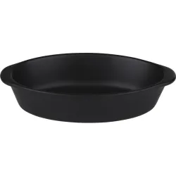 BANDEJA HORNO CERAMICA OVAL BLANCA/NEGRA 20X12CM SURTIDA ALPINA 871125258619