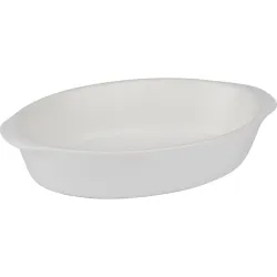 BANDEJA HORNO CERAMICA OVAL BLANCA/NEGRA 20X12CM SURTIDA ALPINA 871125258619