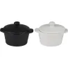 MINI COCOTTE CERAMICA BLANCA/NEGRA 13X10CM SURTIDA ALPINA 871125258608