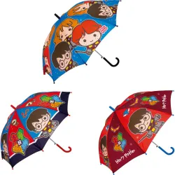 PARAGUAS INFANTIL AUTOMATICO HARRY POTTER CUATRO GOTAS HP15736
