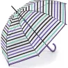 PARAGUAS MUJER LARGO AUTOMATICO TRANSPARENTE RAYAS CUATRO GOTAS 65026