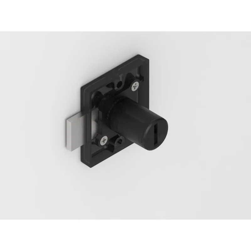 CERRADURA SOBREPONER DERECHA LLAVES IGUALES S268 NEGRO 12 UNIDADES OJMAR 285816.E34CN