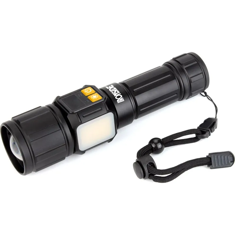 LINTERNA IRONSIDE FUSION COB RECARGABLE ENFOQUE AJUSTABLE 800LM IP44 IRONSIDE 104147