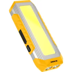 LINTERNA IRONSIDE WORK COB LED RECARGABLE CON GANCHO INDICADOR DE BATERIA 500LM IRONSIDE 104141