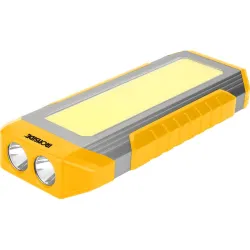 LINTERNA IRONSIDE WORK COB LED RECARGABLE CON GANCHO INDICADOR DE BATERIA 500LM IRONSIDE 104141