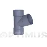 DERIVACION SIMPLE 67º PVC EVACUACION diametro 32 VACUFLEX 08267032