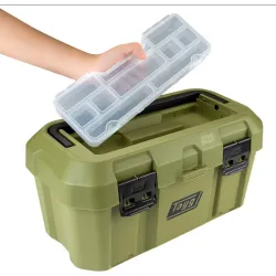 CAJA HERRAMIENTAS PLASTICO VERDE N 46 499 X 279 X 254 MM TAYG 146039