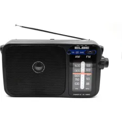 RADIO ANALOGICA PORTATIL ALIMENTACION RED O PILAS 2LR20(D) NO INCLUIIDAS ELBE RF-942