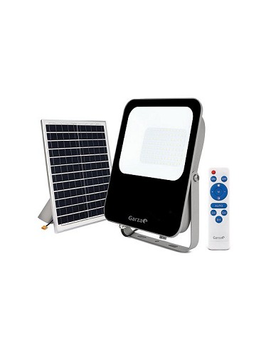 Compra Foco proyector led solar programable ip65 luz fria 1300lm 60w GARZA 401292G al mejor precio