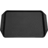 BANDEJA ANTIDESLIZANTE 30X3X43CM NEGRA VERSA 22250240