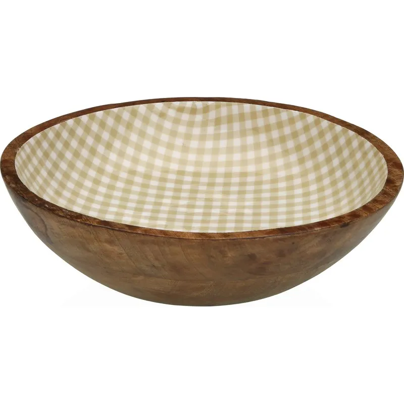 BOL MADERA ESMALTADA DECORADA AMELIE VICHI 24X24X7CM VERSA 17370644