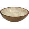 BOL MADERA ESMALTADA DECORADA AMELIE VICHI 24X24X7CM VERSA 17370644